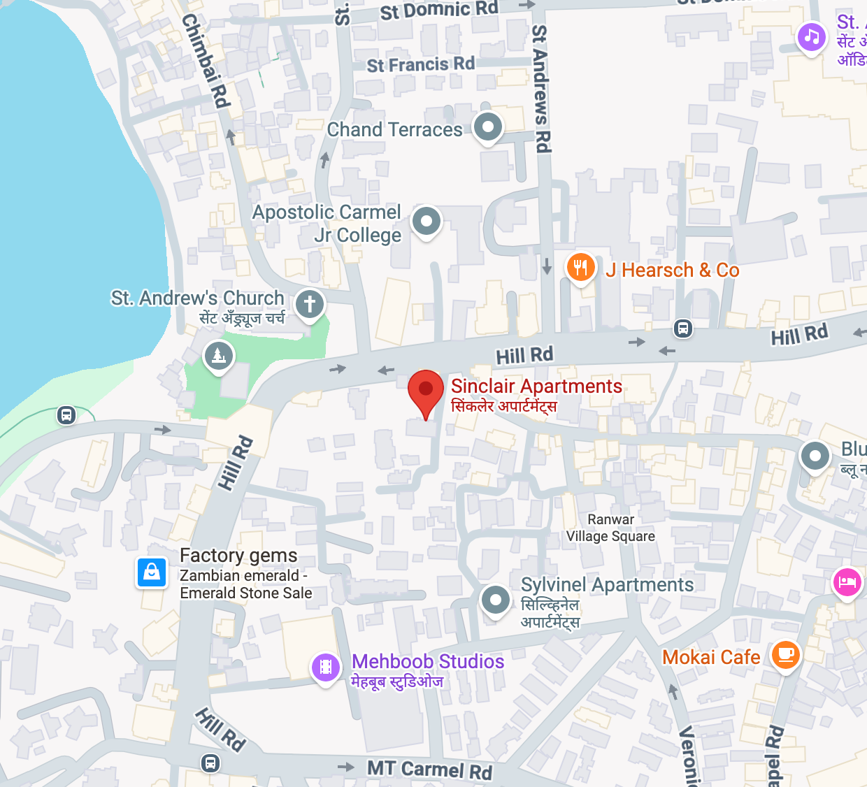 3 BHK Flats on Rent in Sinclair Apartment, Bandra West