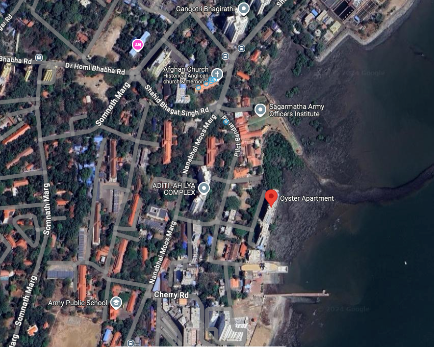 2 BHK Semi Furnished in Oyster Apartment , Colaba