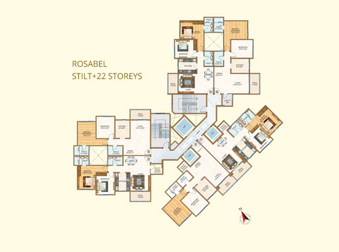 Floor Plan - Sheth Vasant Oasis, Andheri East