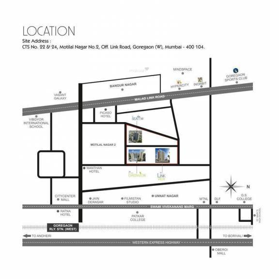 2 Green View, Goregaon West — for Rent