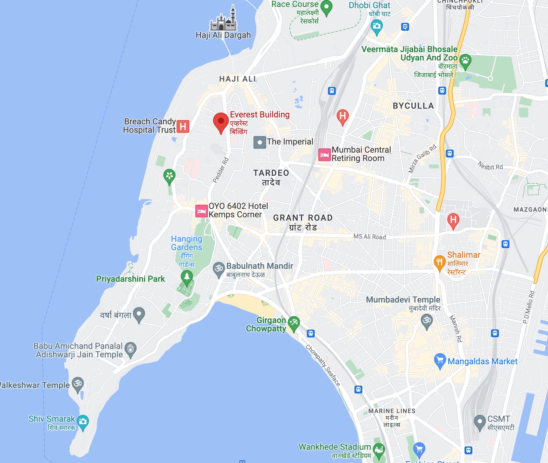 2 BHK Semi Furnished in Everest , Peddar Road