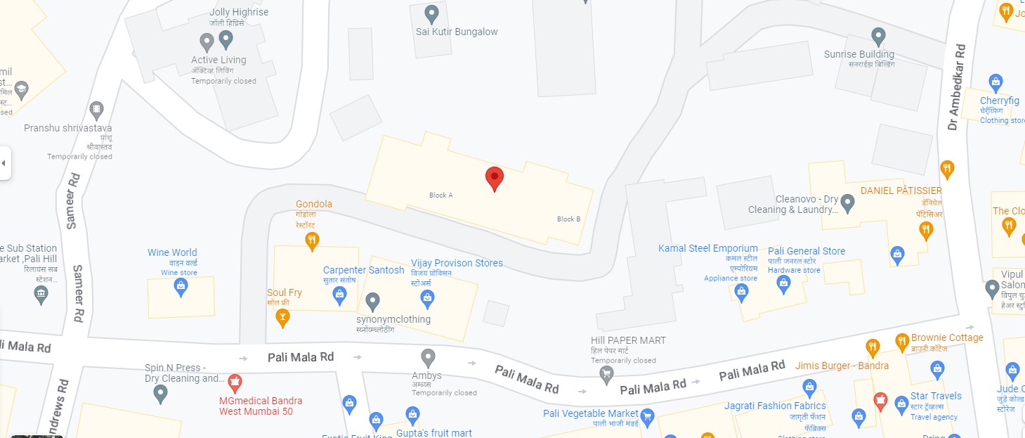 1 BHK Semi Furnished in Silver Palace , Bandra West