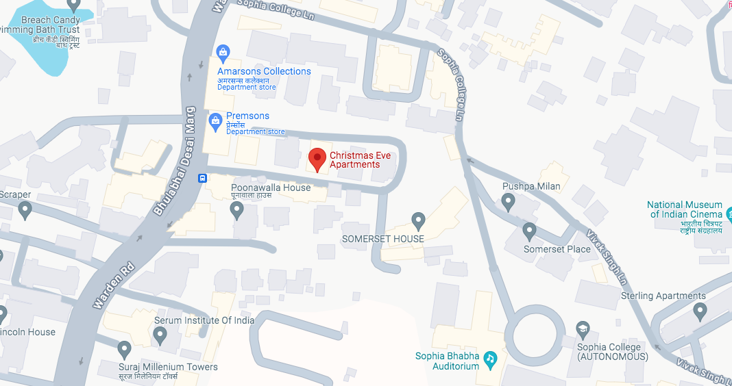 3 BHK Semi Furnished in Christmas Eve , Breach Candy