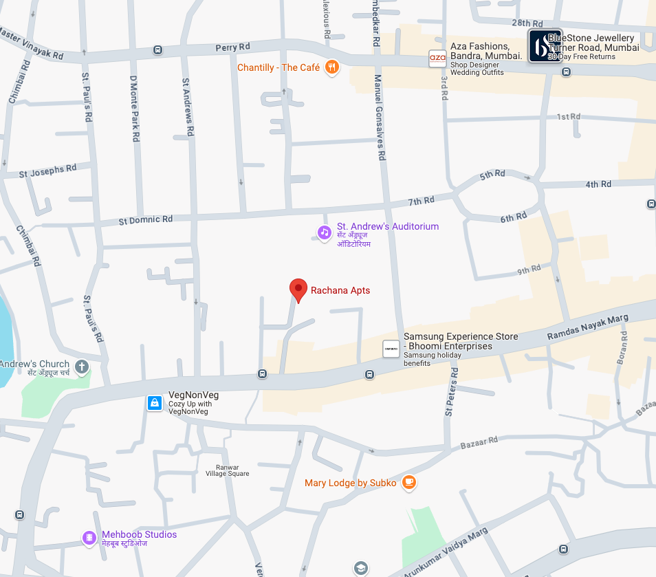 2 BHK Flats on Rent in Rachana, Bandra West