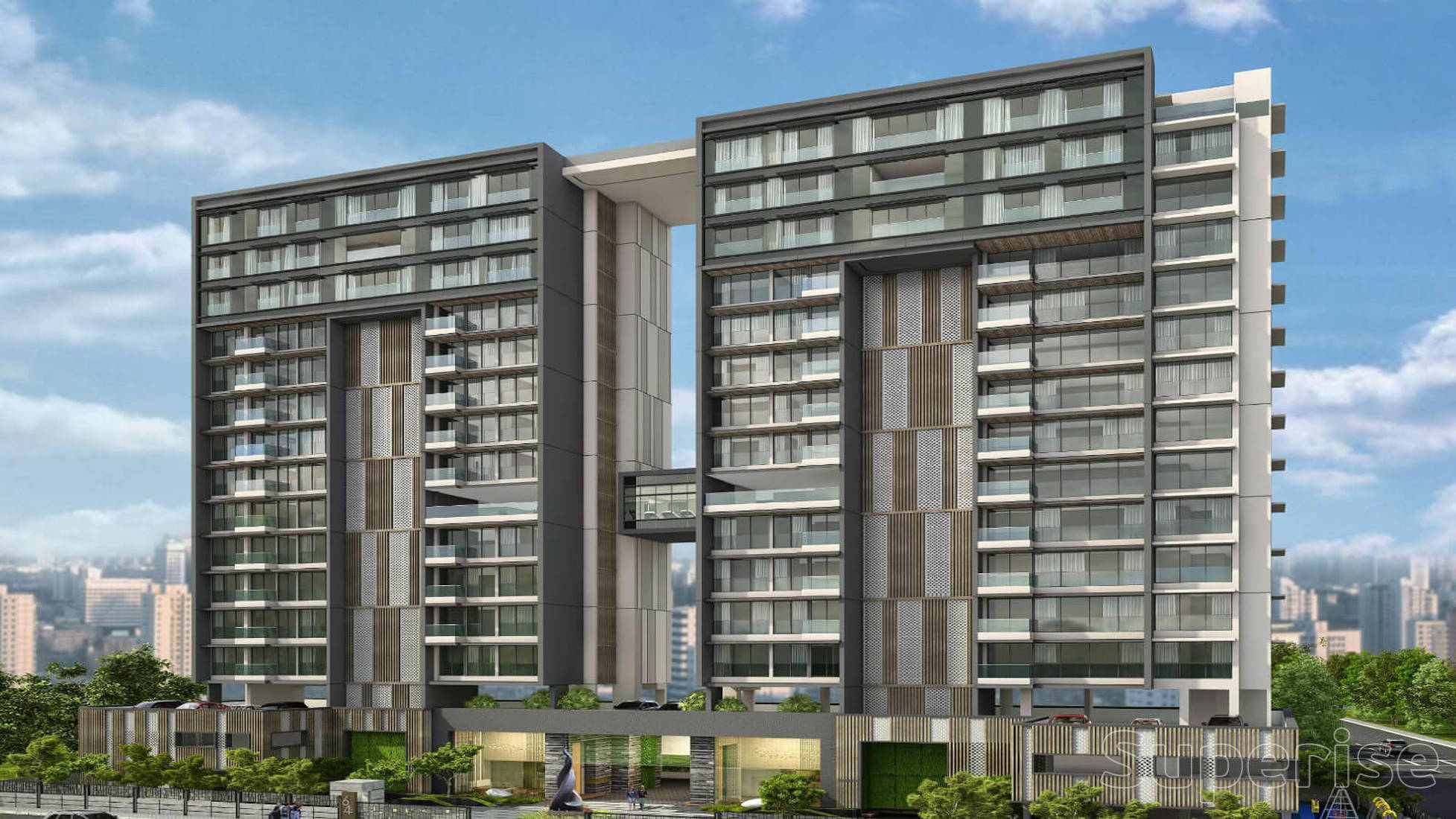 3 BHK Fully Furnished in 64 Greens , Santacruz West