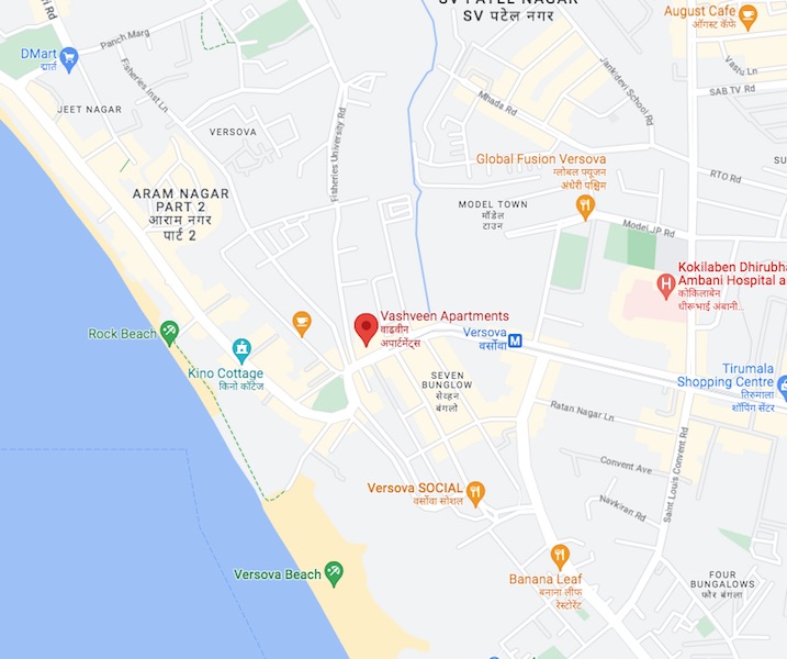 2 BHK Vashveen Apartment, Andheri West — for Rent