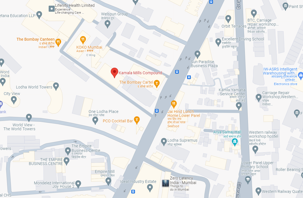 Office Space Fully Furnished in Kamala Mills , Lower Parel