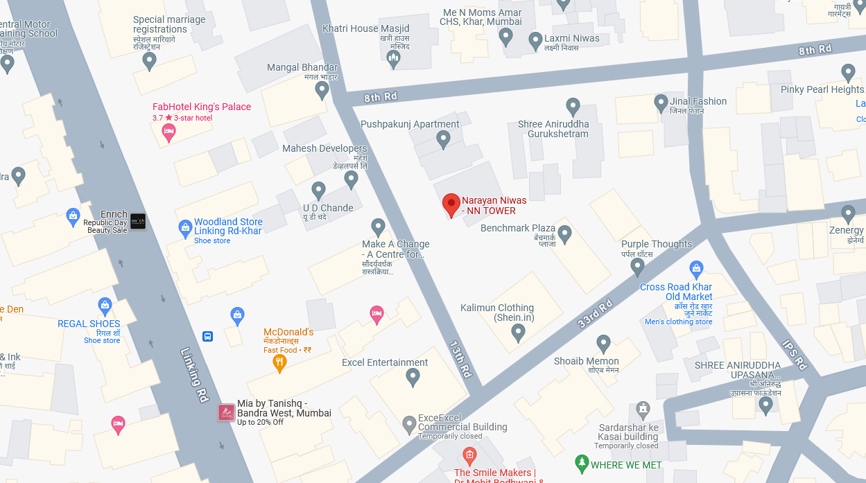 1 BHK Flats for Sale in Narayan Niwas, Khar West