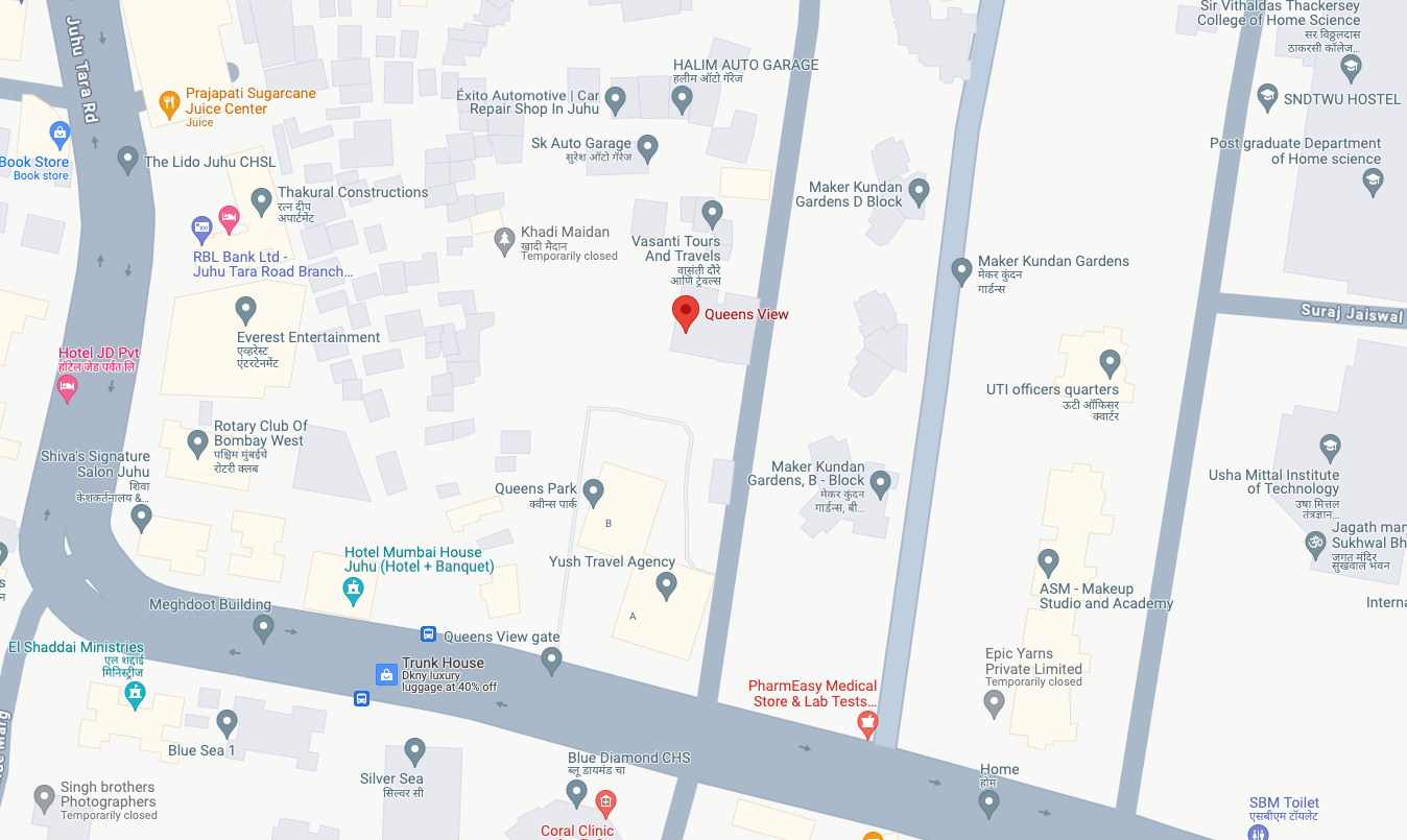 1 BHK Flats on Rent in Queens View, Juhu