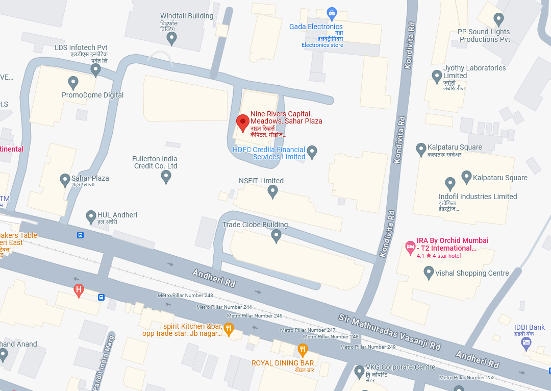 Office Space Semi Furnished in Sahar Plaza - Meadows , Andheri East