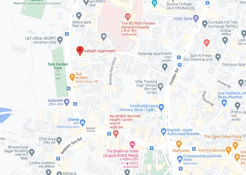 1 Vallabh Apartment, Breach Candy — for Rent