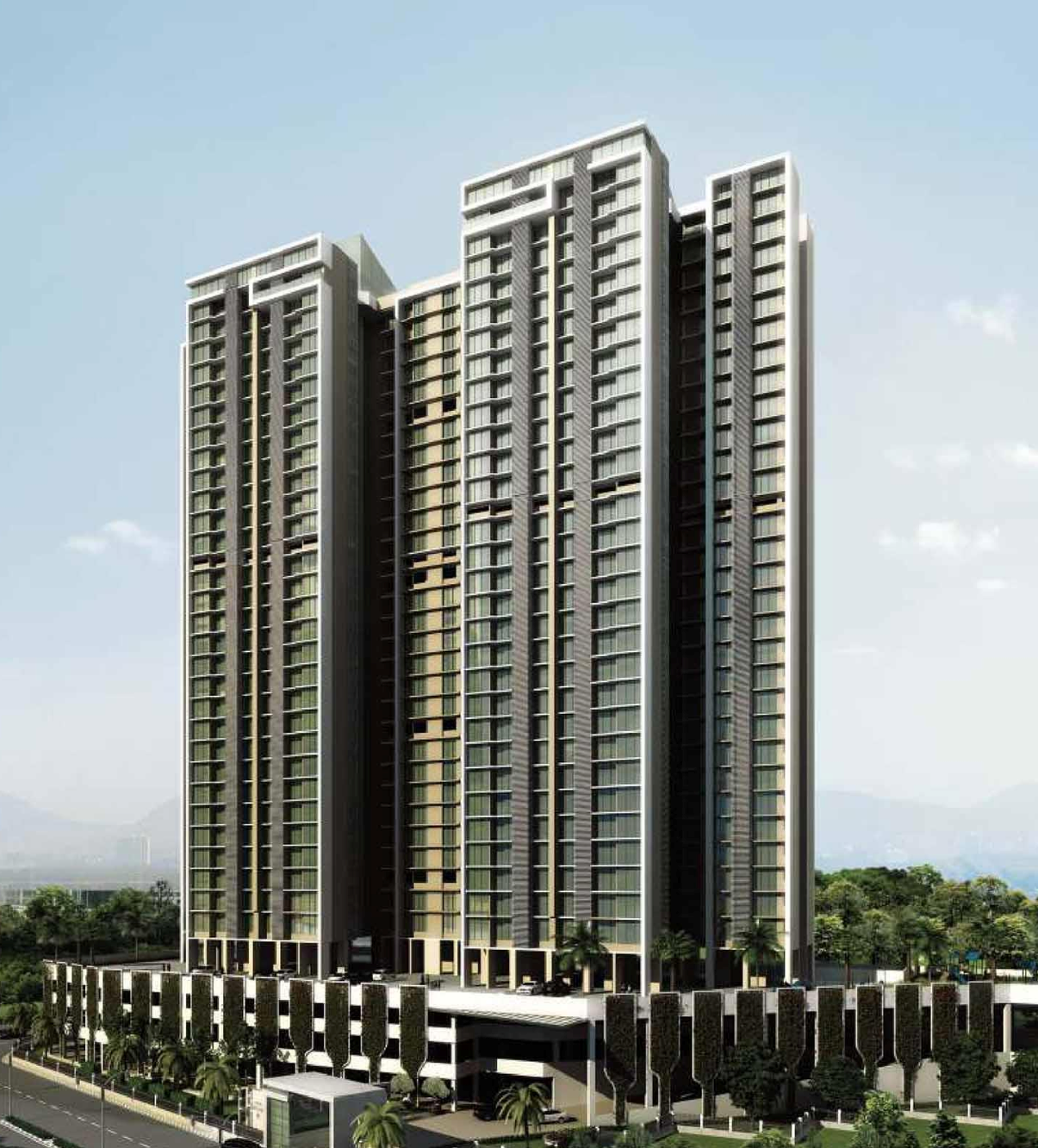 2 BHK Flats on Rent in Acme Avenue, Kandivali West