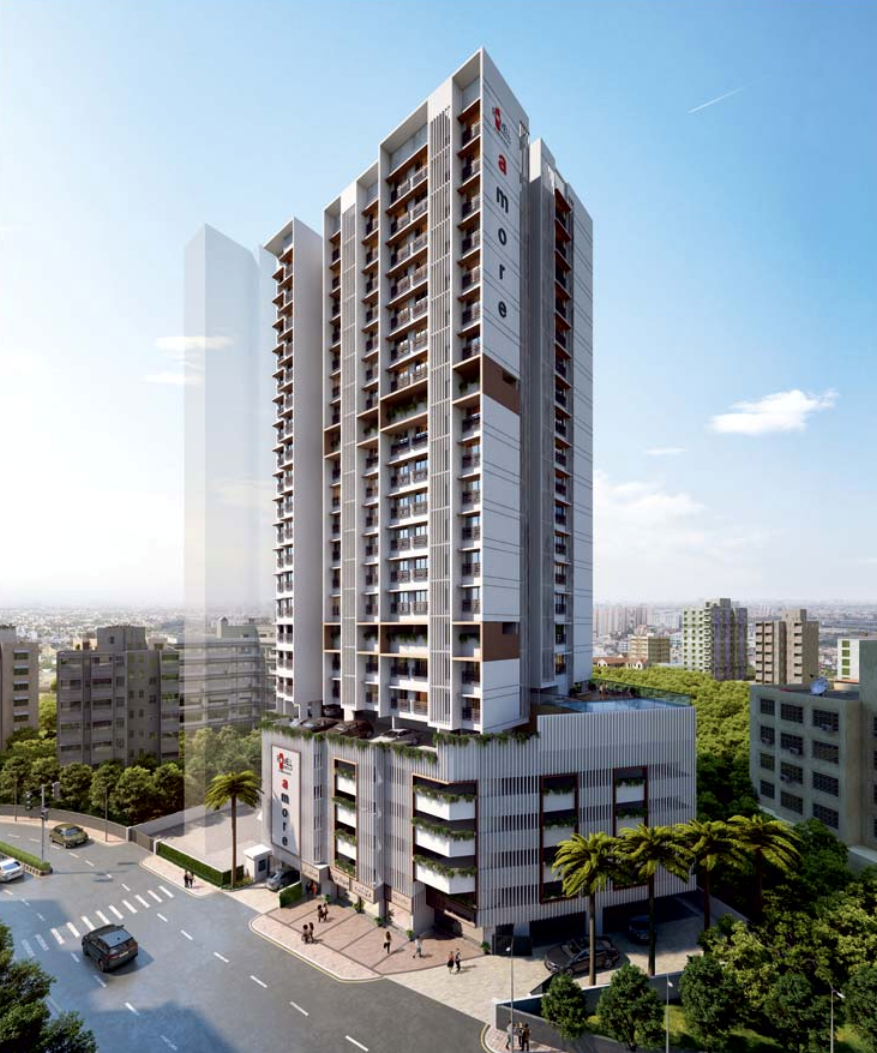 3 BHK Flats on Rent in Romell Amore, Andheri West