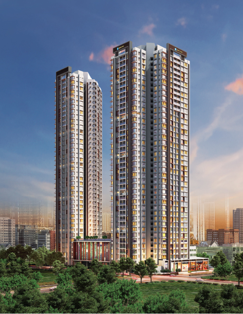 3 BHK Flats on Rent in Kalpataru Vienta, Kandivali East