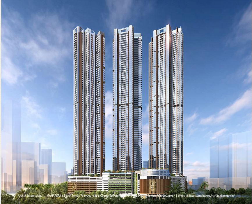 2 BHK Flats on Rent in Piramal Mahalaxmi Central Tower, Mahalaxmi