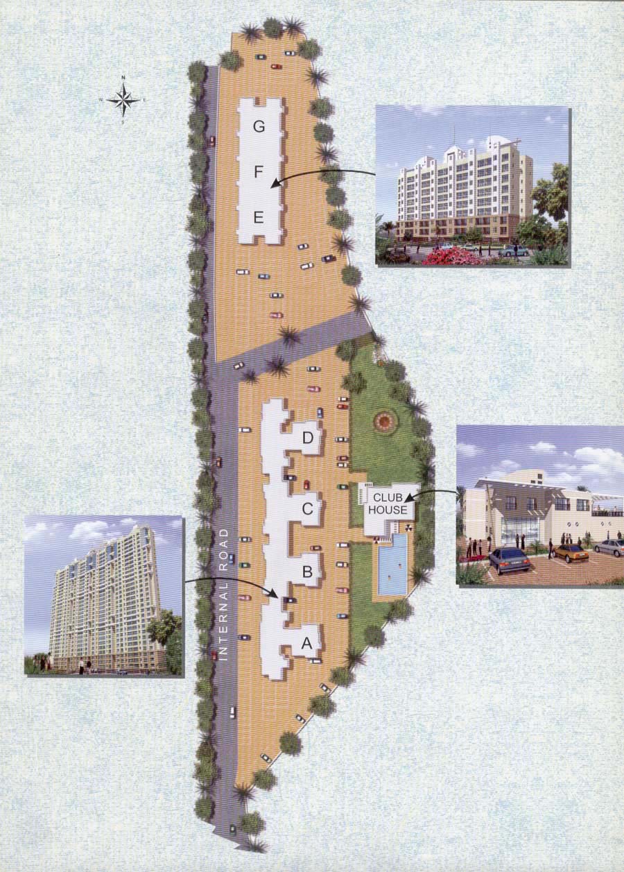 Floor Plan - Ekta Meadows, Kandivali East