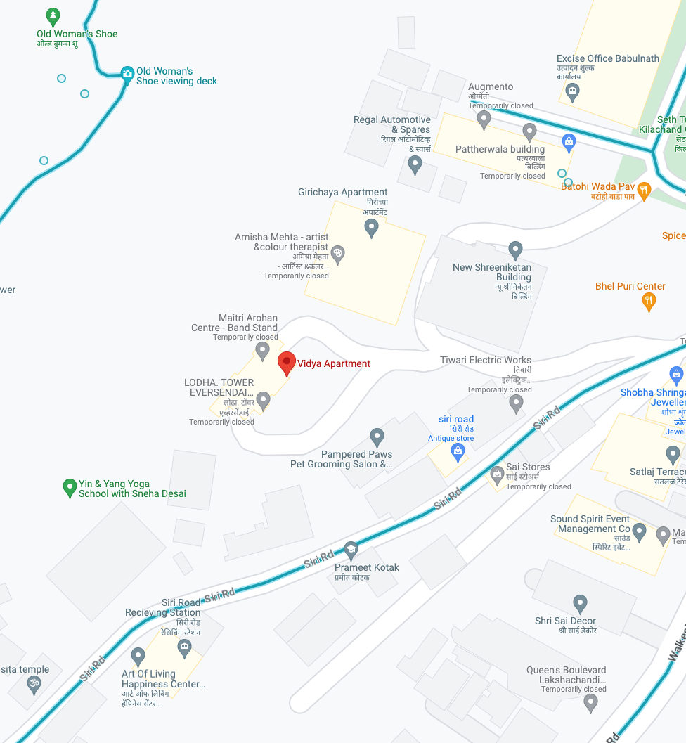 3 BHK Fully Furnished in Vidya Apartment , Walkeshwar