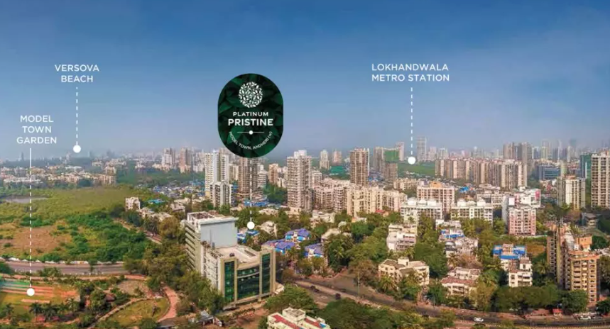 2 BHK Semi Furnished in Platinum Pristine , Andheri West - Photo 3