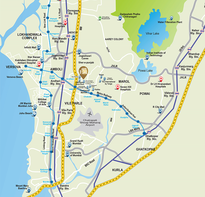 Office Space Offices on Rent in 93 East, Andheri East