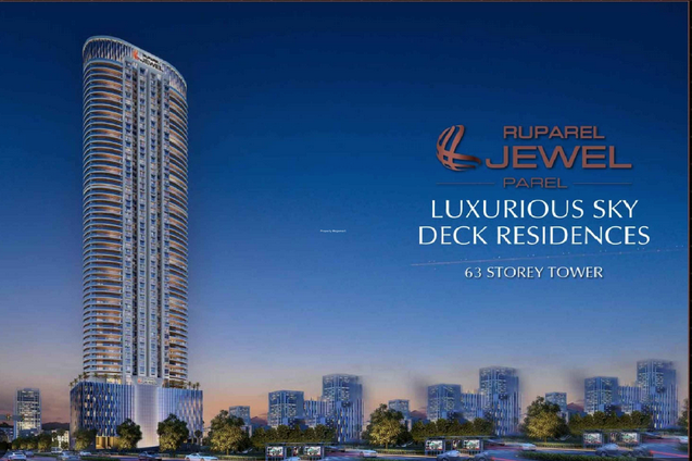 3 BHK Flats on Rent in Ruparel Jewel, Parel