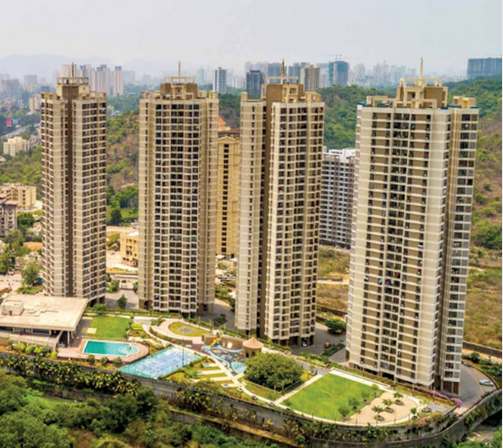 2 BHK Flats on Rent in Park Woods, Thane West