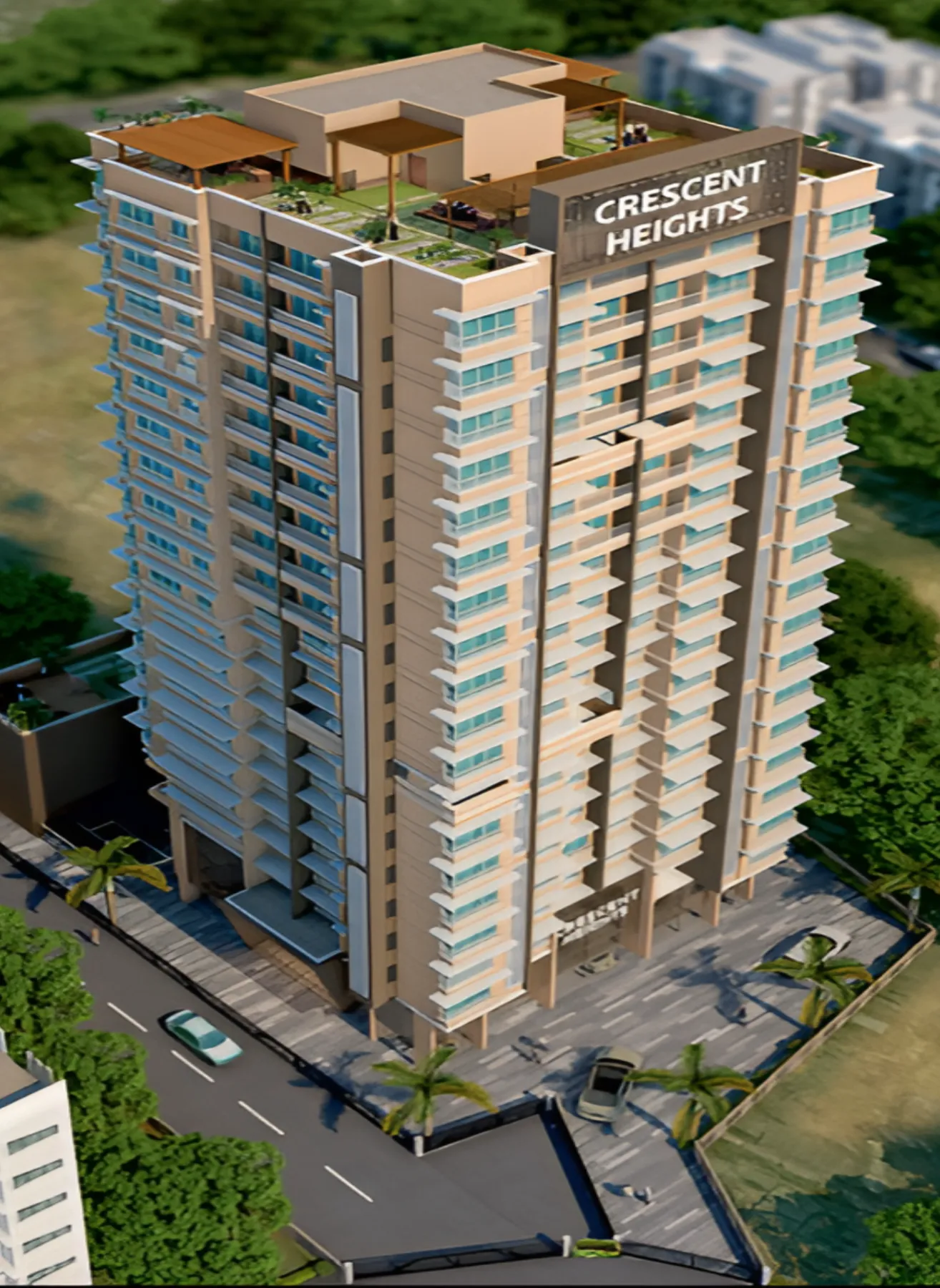 3 BHK Crescent Heights, Borivali West — for Rent — photo 1