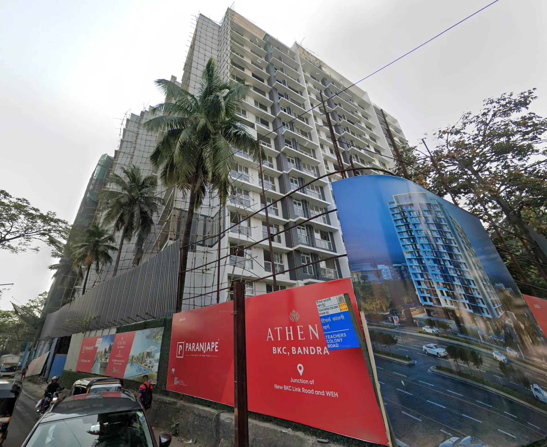 1 BHK Paranjape Athena, Bandra East — for Rent