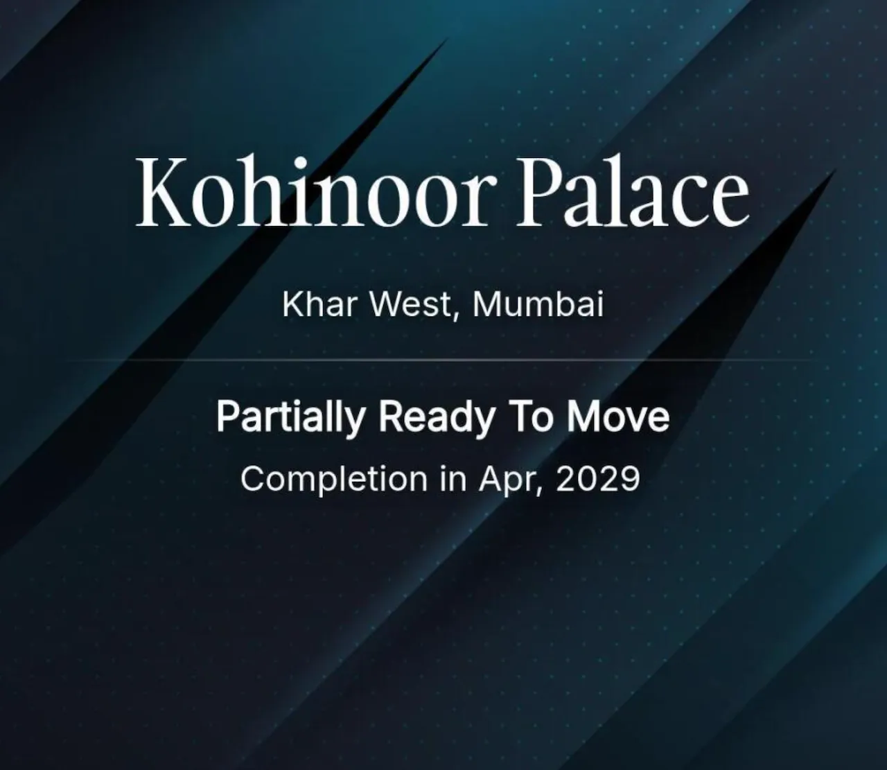 4 BHK Kohinoor Palace, Khar West — for Sale — photo 1