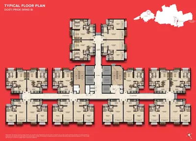 1 BHK Dosti Greater Thane, Thane West — for Sale — photo 4 thumbnail