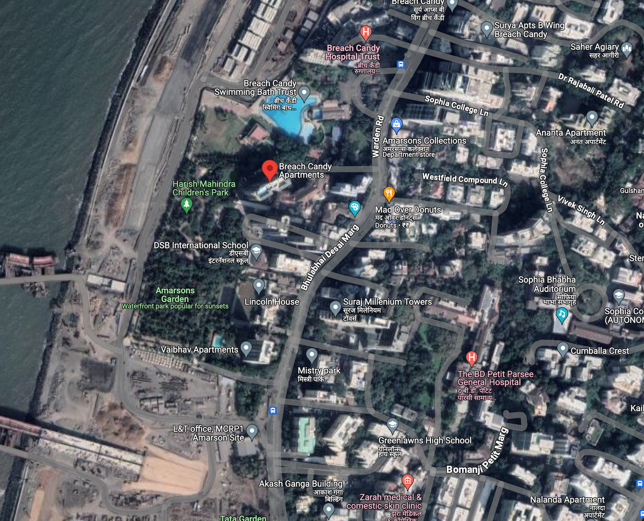 2 Flats on Rent in Breach Candy Apartment, Breach Candy