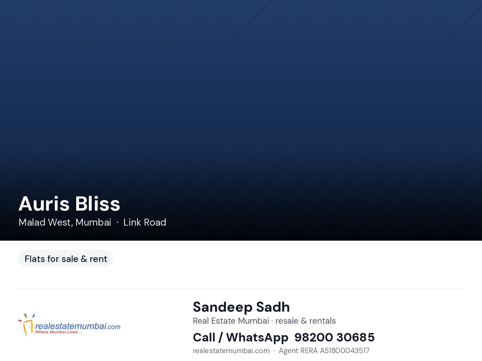 Auris Bliss, Malad West