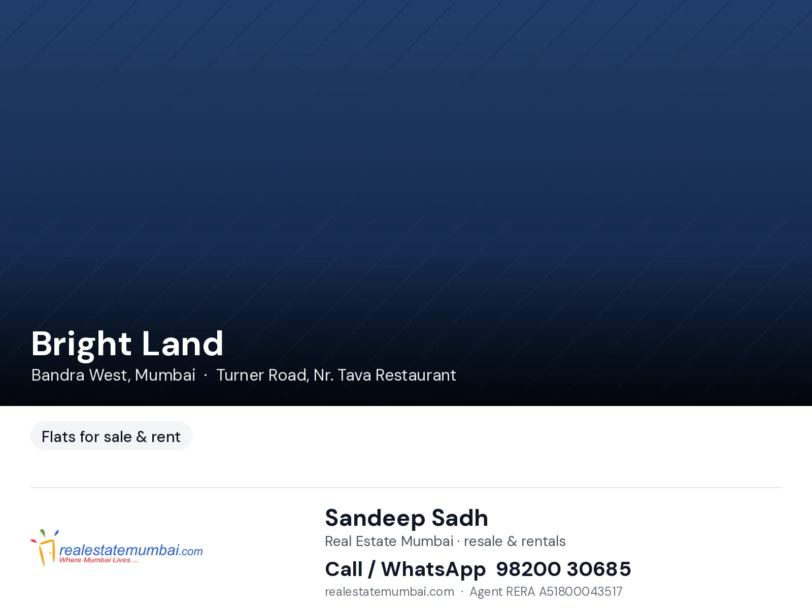 Bright Land, Bandra West