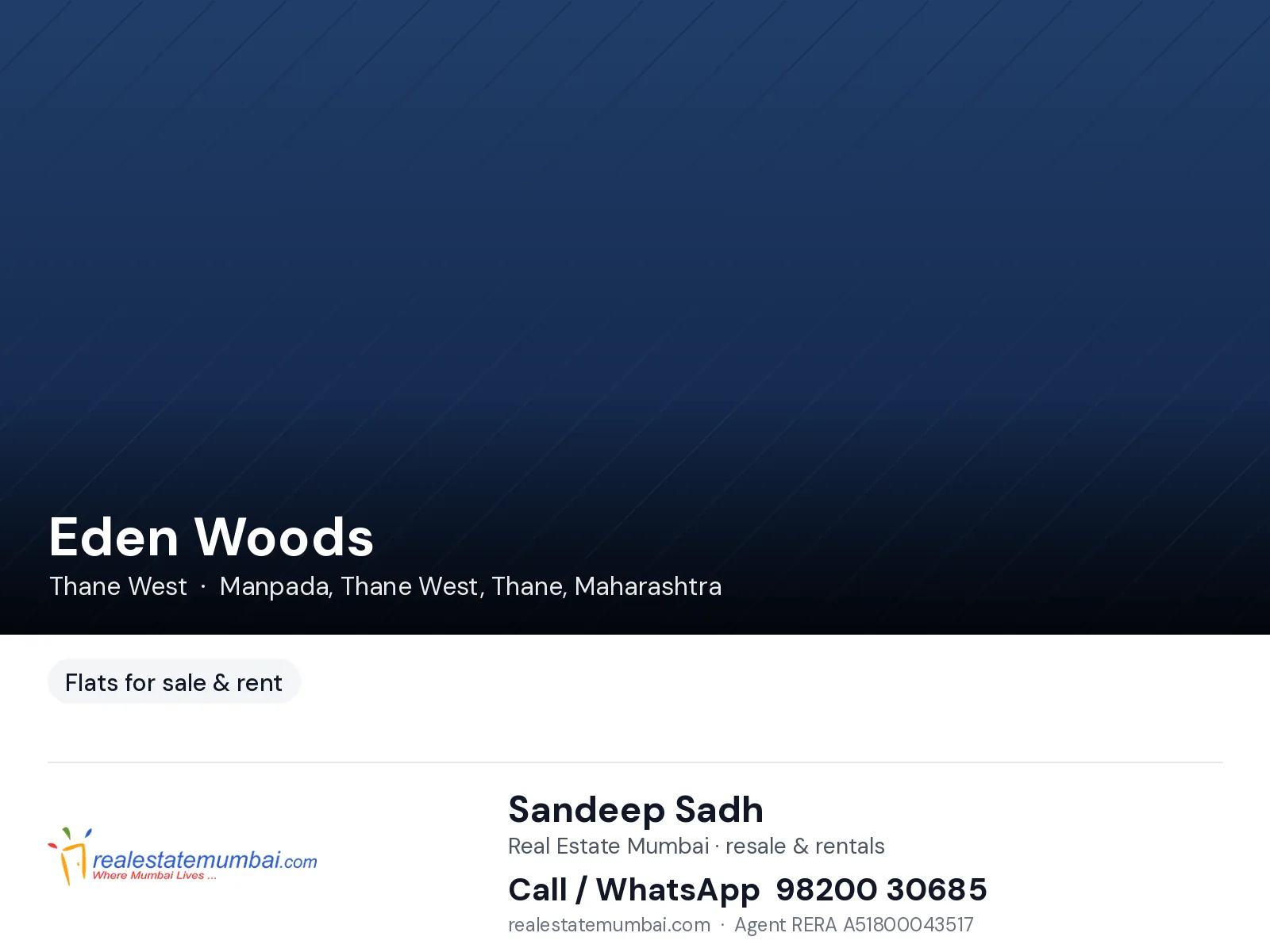 Eden Woods, Thane West