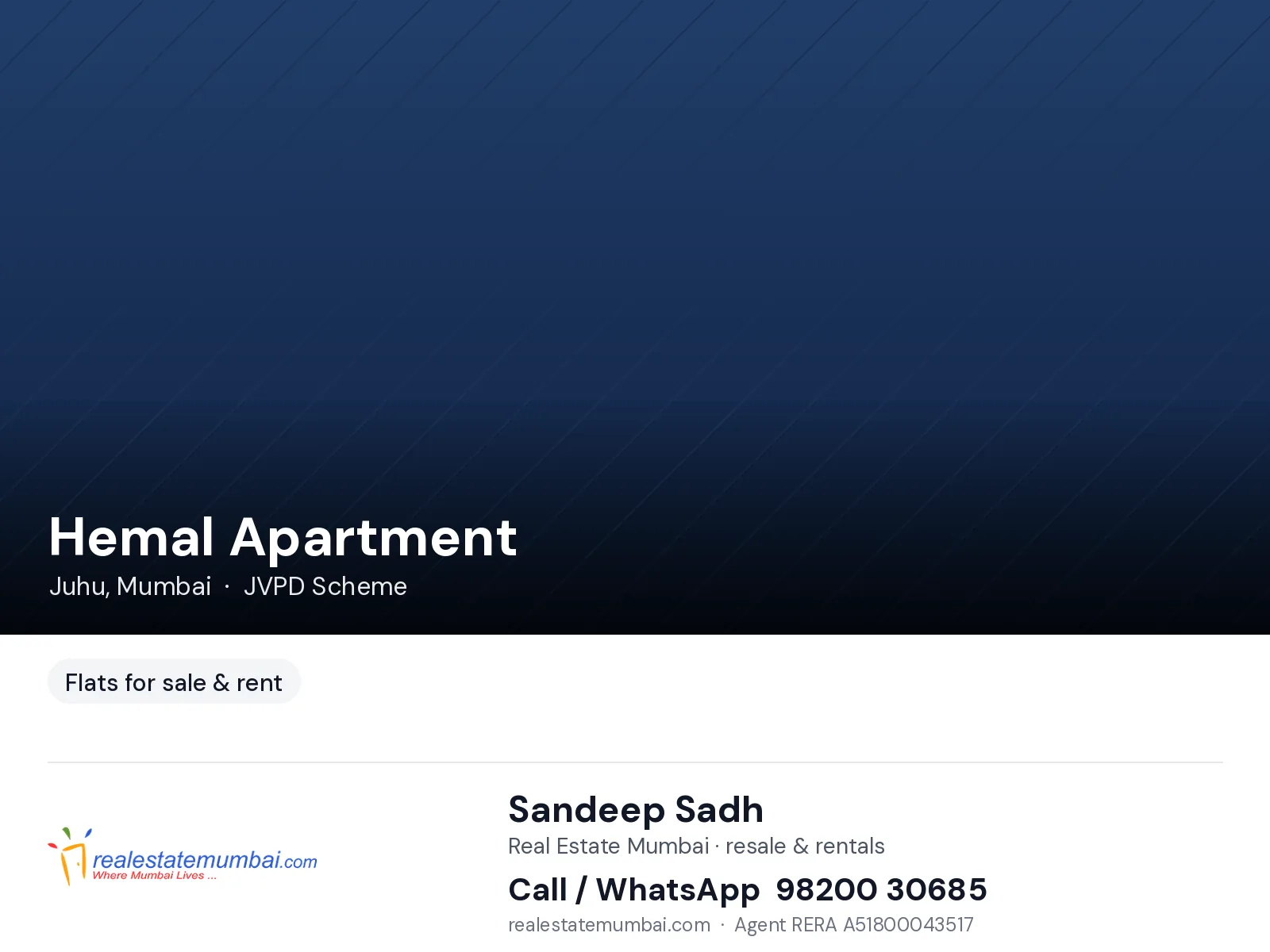 Hemal Apartment, Juhu