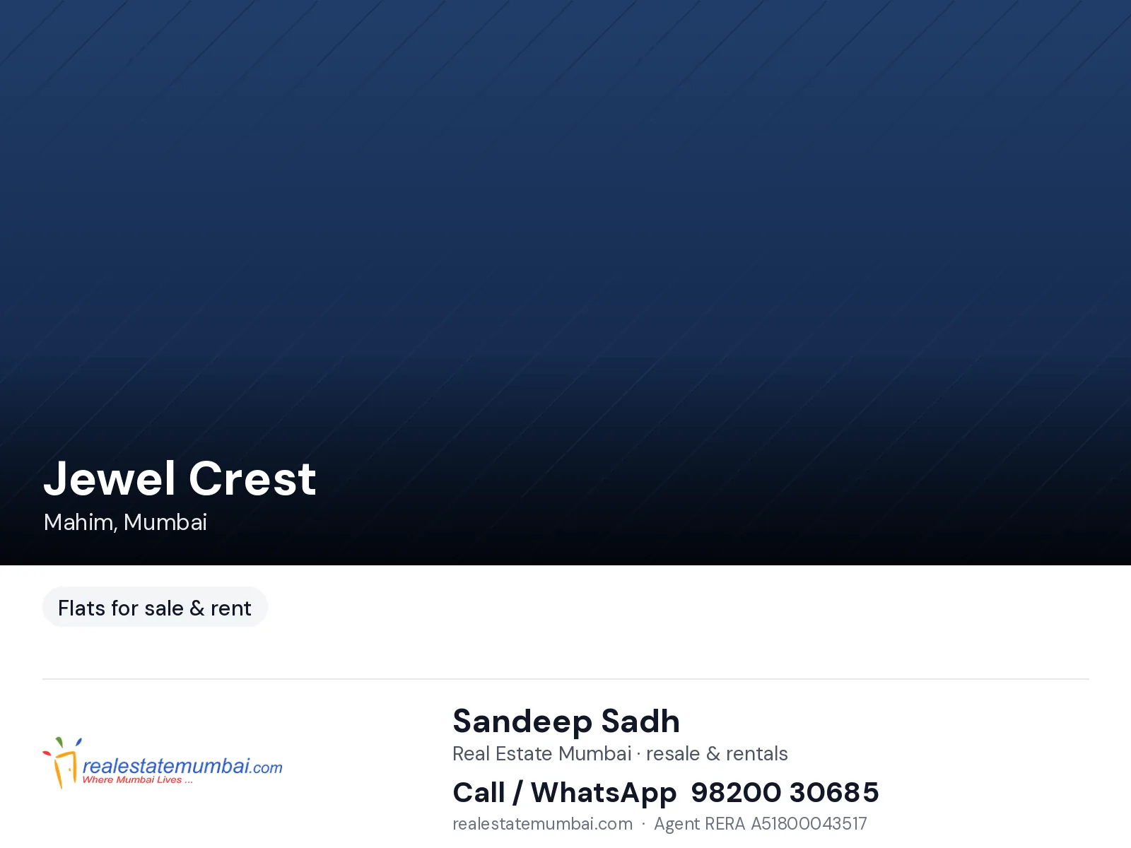 Jewel Crest, Mahim