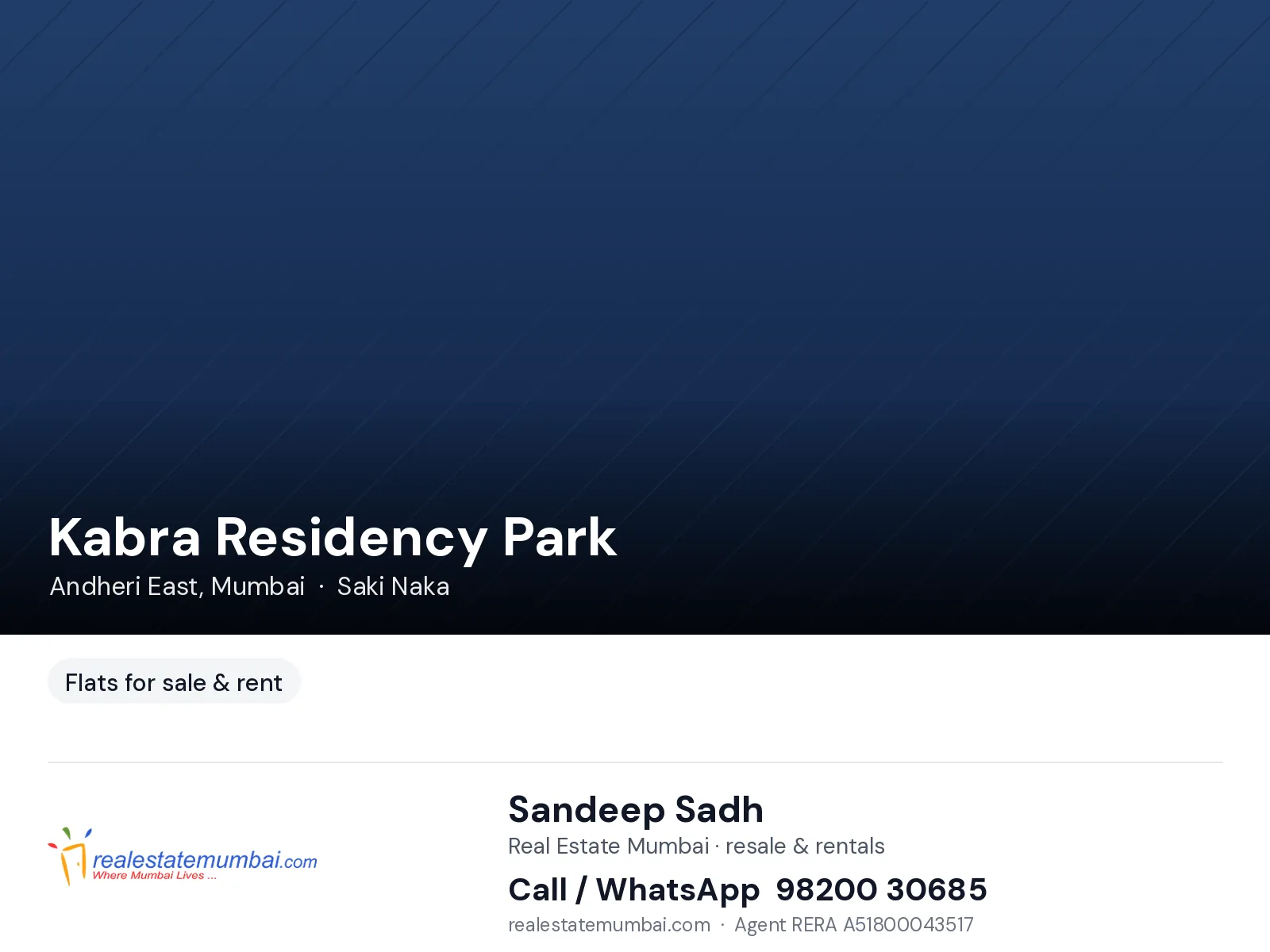 Kabra Residency Park, Andheri East
