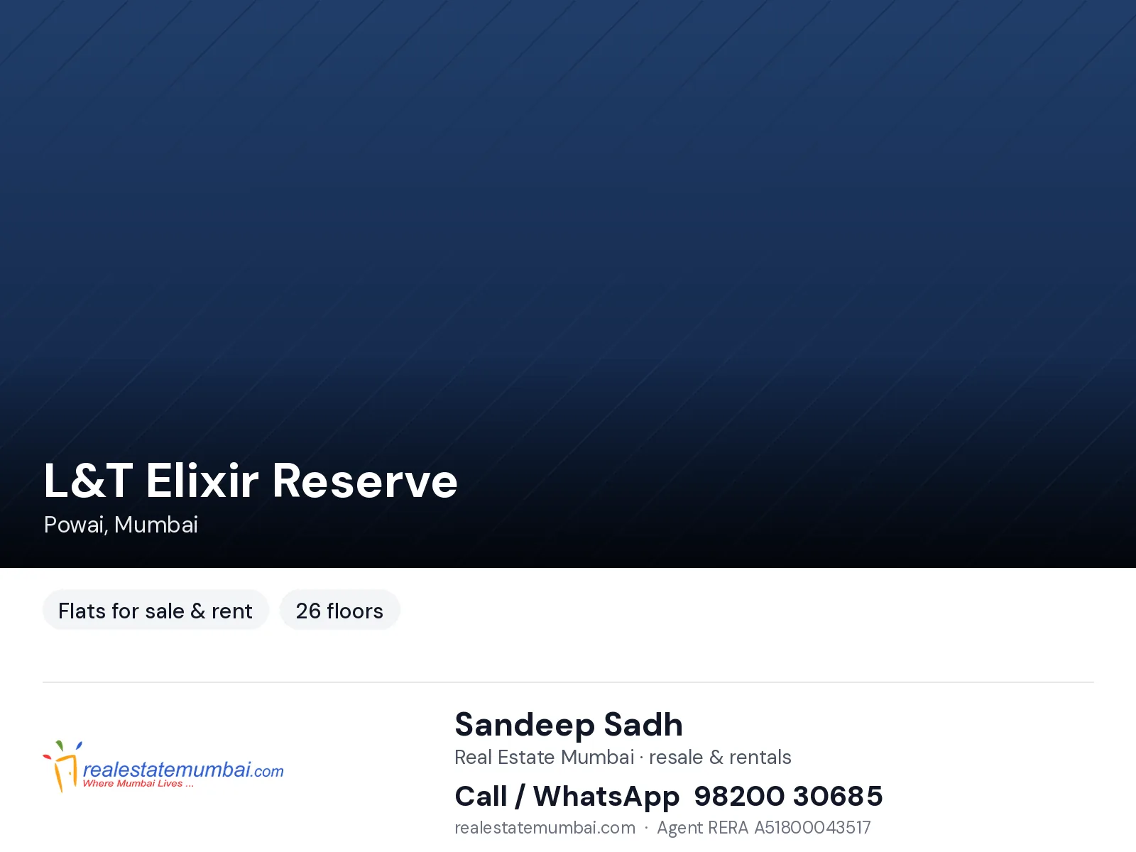 L&T Elixir Reserve, Powai