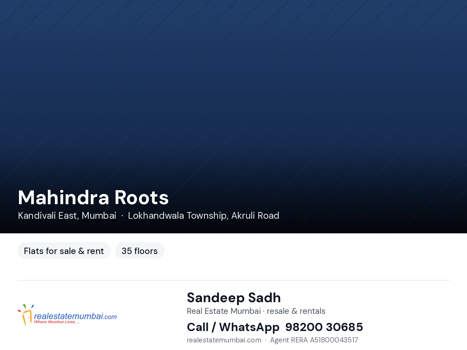 Mahindra Roots, Kandivali East