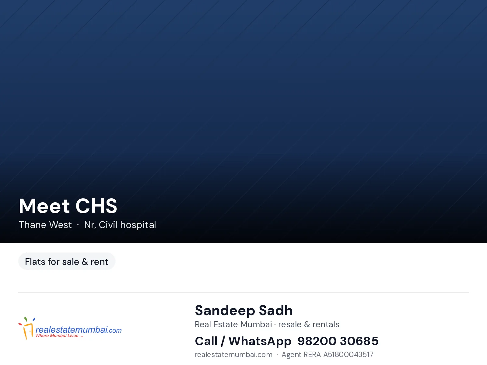 Meet CHS, Thane West