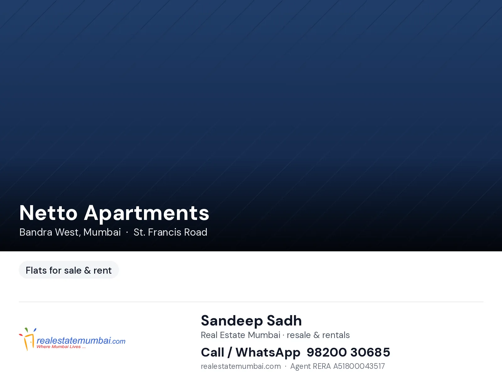 Netto Apartments, Bandra West