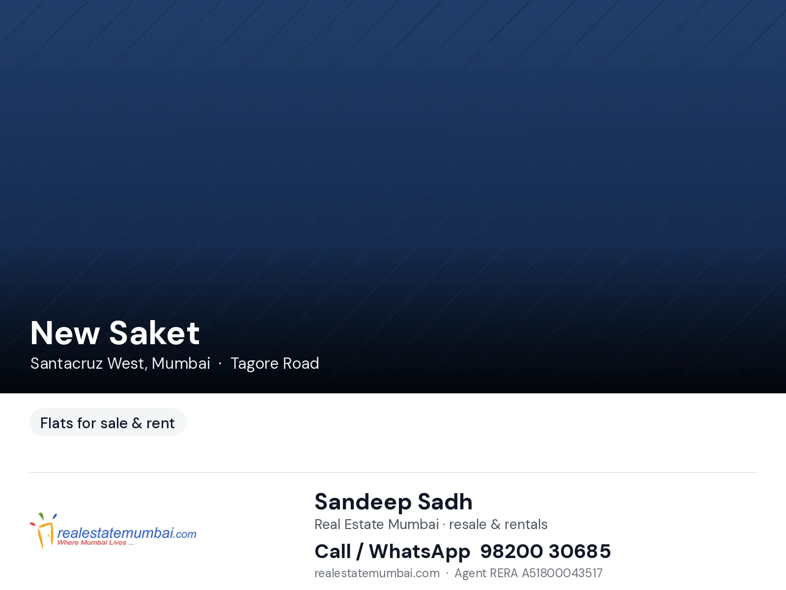 New Saket, Santacruz West