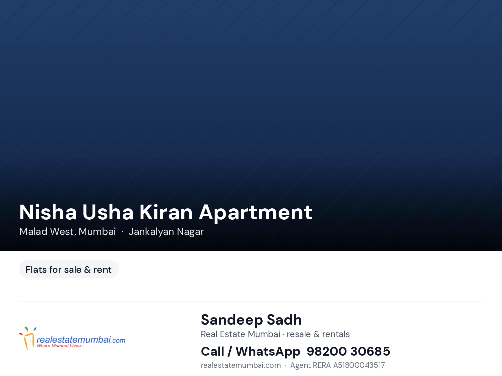 Nisha Usha Kiran Apartment, Malad West