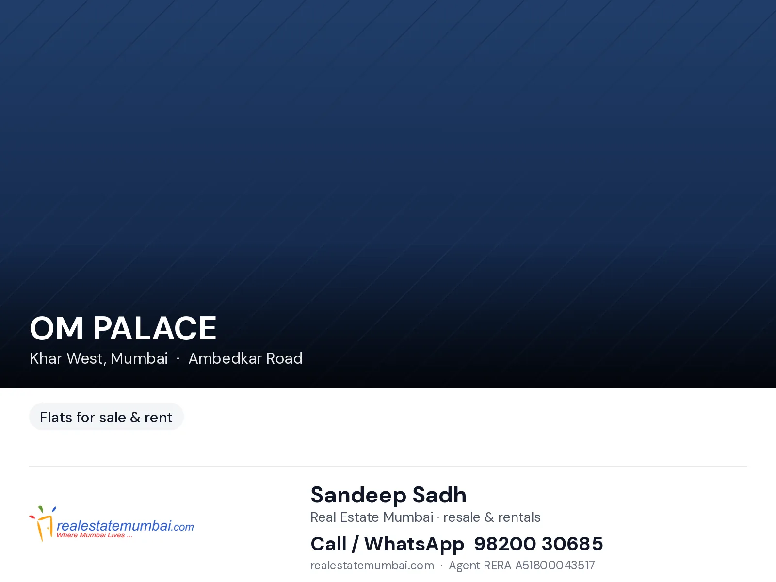 OM PALACE, Khar West