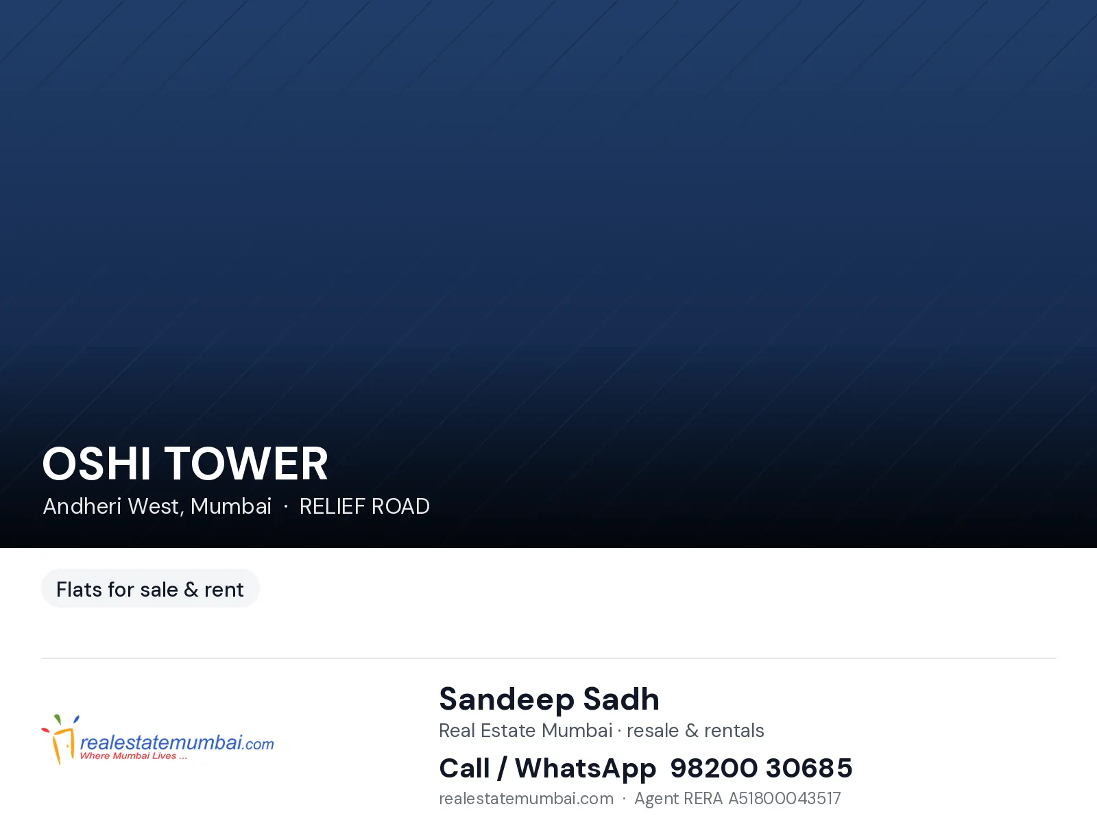 OSHI TOWER, Andheri West