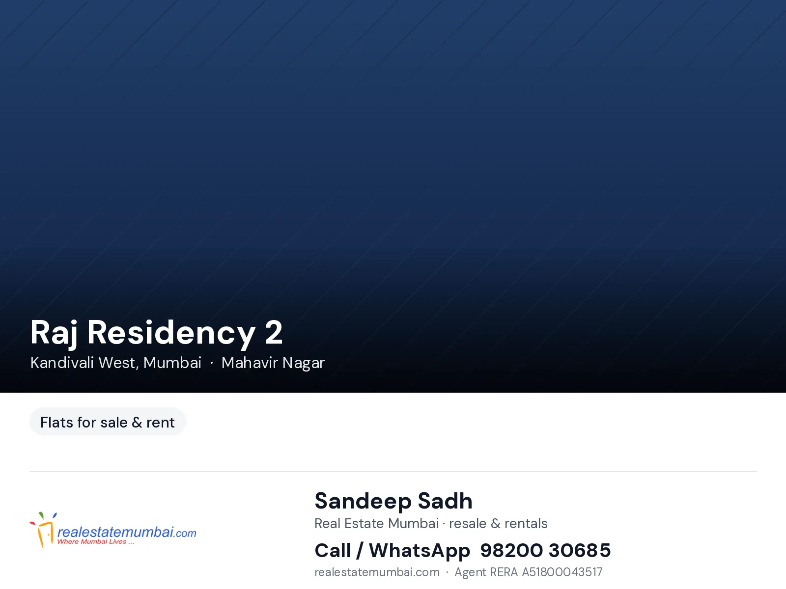 Raj Residency 2, Kandivali West