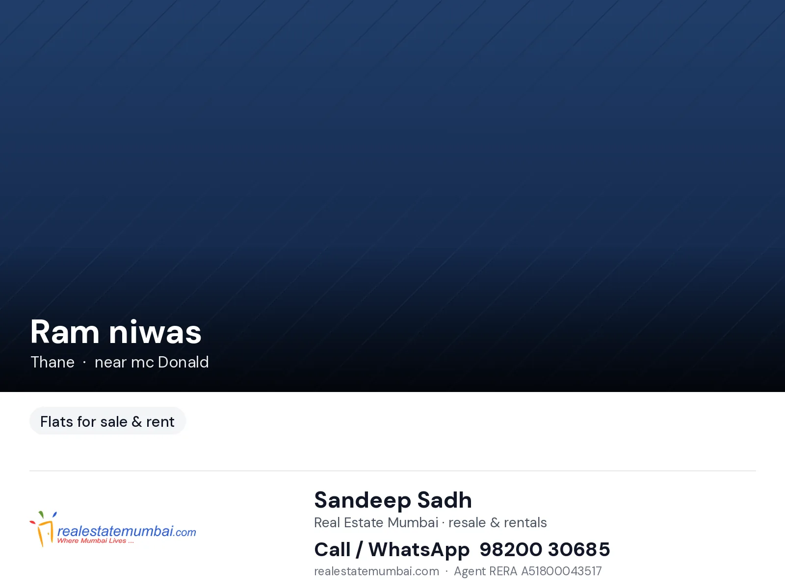Office Ram niwas, Thane — for Rent