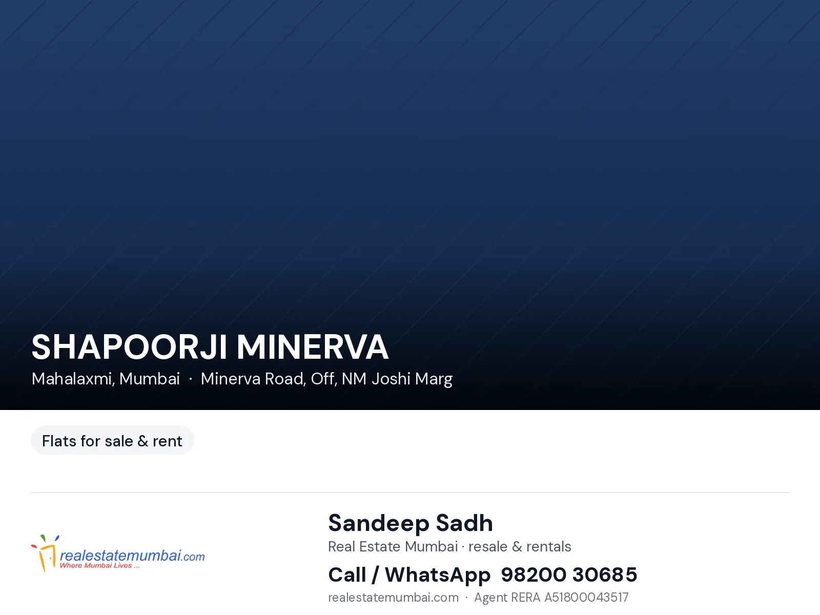 SHAPOORJI MINERVA, Mahalaxmi