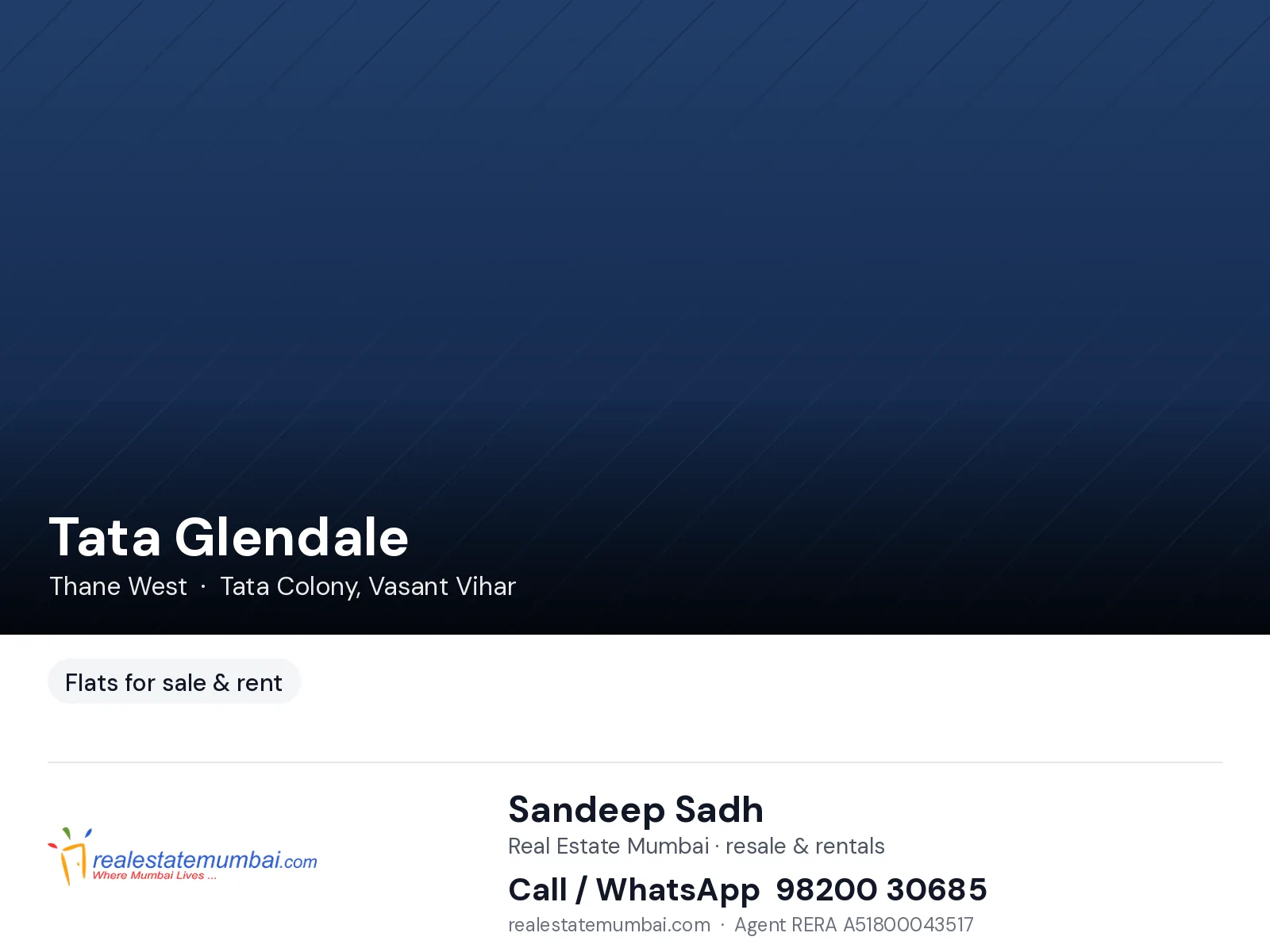 Tata Glendale, Thane West