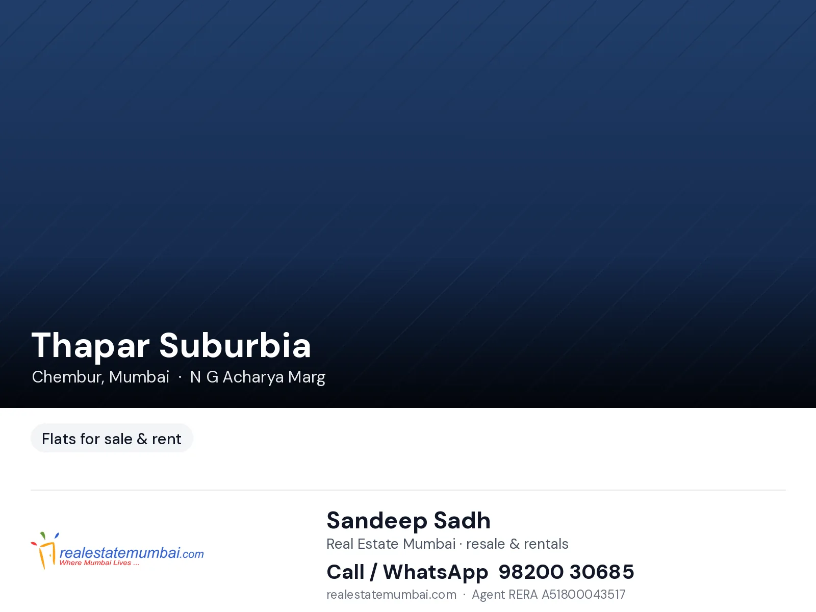 Thapar Suburbia, Chembur