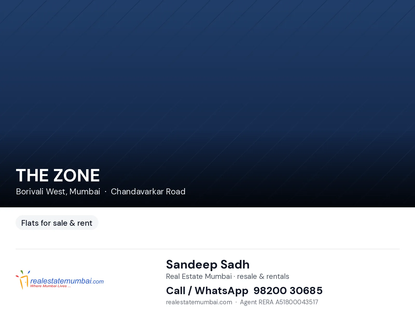 Office THE ZONE, Borivali West — for Sale